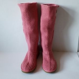 Ugg Cardi Boots Salmon Womens Size 9